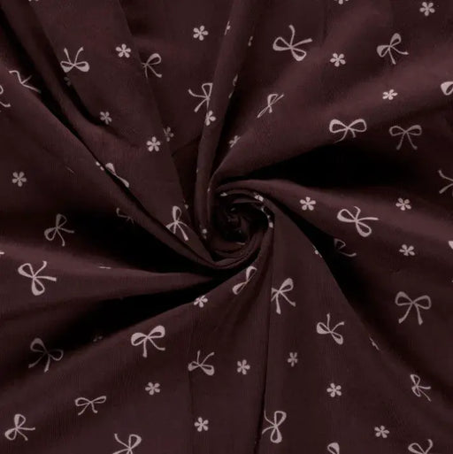 Schleife-bordeaux-muster-feincord-stoff-stoffpilz