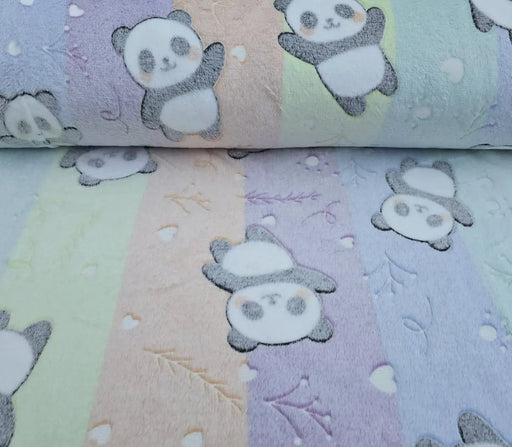 panda-gestreift-mehrfarbig-fleece-bunt-stoff-stoffpilz