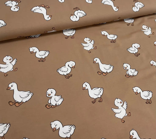 enten-braun-french-terry-digital-muster-stoff-stoffpilz