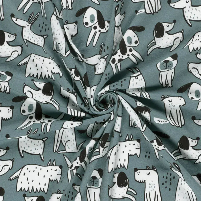 Hunden-stahlblau-french-terry-stoff-stoffpilz