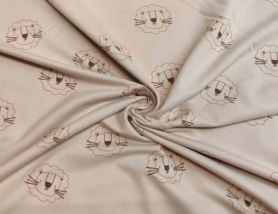 loewen-beige-french-terry-digital-muster-stoff-stoffpilz