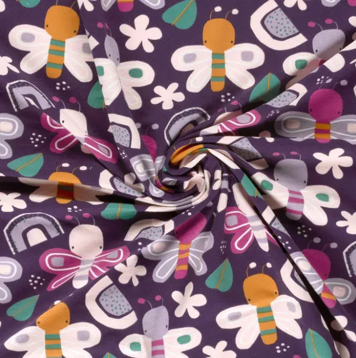 schmetterlinge -violett-french-terry-digital-bedruckt-stoff-stoffpilz