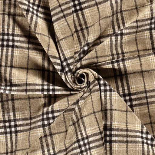 jacquard-gebuerstet-Karo-beige-stoff-stoffpilz