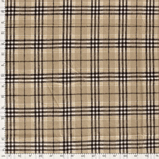 jacquard-gebuerstet-Karo-beige-stoff-stoffpilz