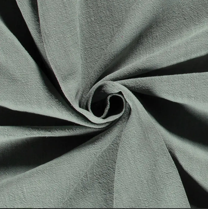 altes-gruen-leinen-gewaschen-uni-stoff-stoffpilz