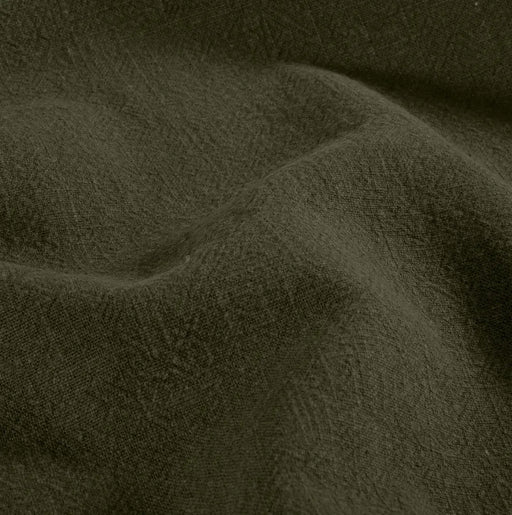 uni-khaki-gruener-leinen-gewaschen-stoff-stoffpilz