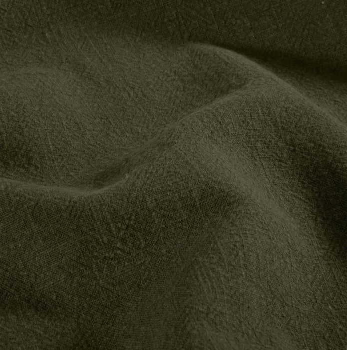 uni-khaki-gruener-leinen-gewaschen-stoff-stoffpilz