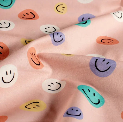 emoticons-rosa-popeline-stoff-stoffpilz