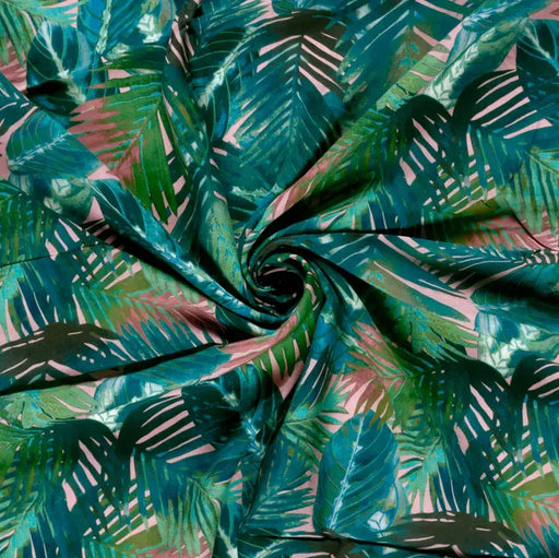 blaetter-rosa-viskose-popeline-stoff-stoffpilz