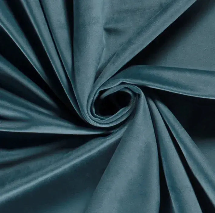 Stahlblau-samt-uni-stoff-stoffpilz