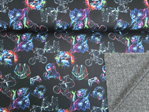 urban-life-roboter-fahrrad-schuhe-alpenfleece-schwarz-stoff-stoffpilz