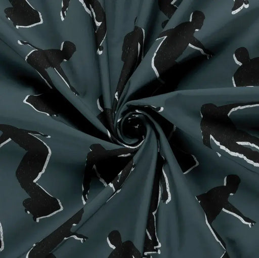 skate-sport-bedruckt-stahlblau-stoff-stoffpilz