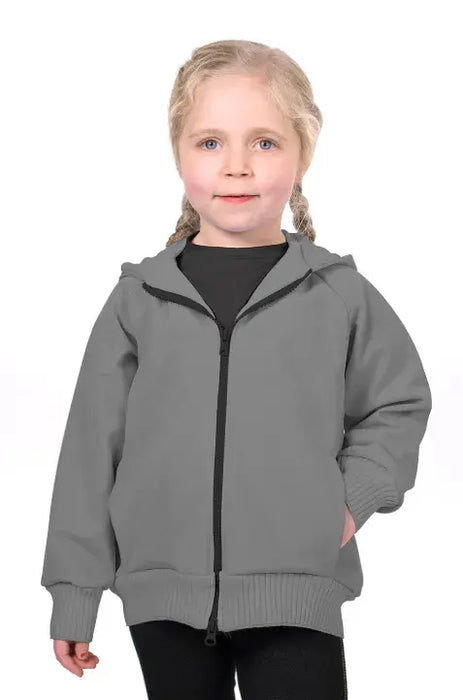 maedchen-jacke-uni-grau-softshell-outdoor-stoff-stoffpilz