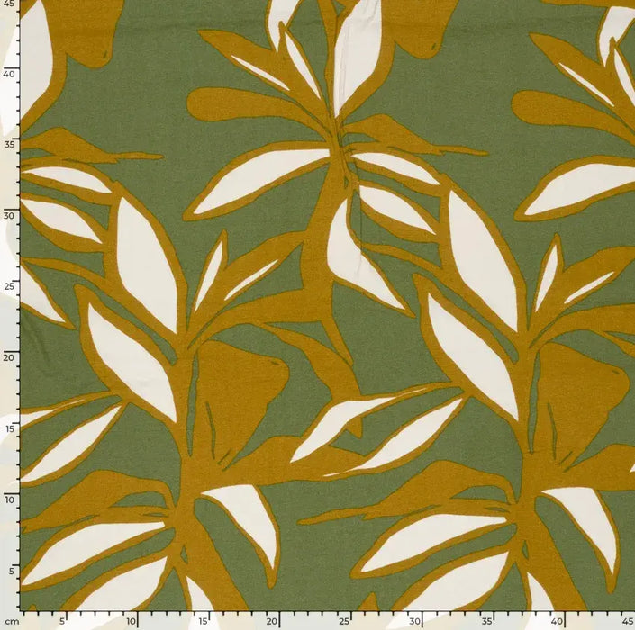 blumen-khakigruen-nylon-viskose-stoff-stoffpilz