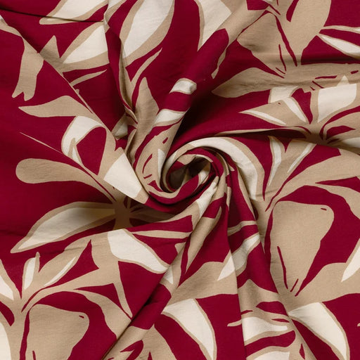 blumen-bordeaux-nylon-viskose-stoff-stoffpilz