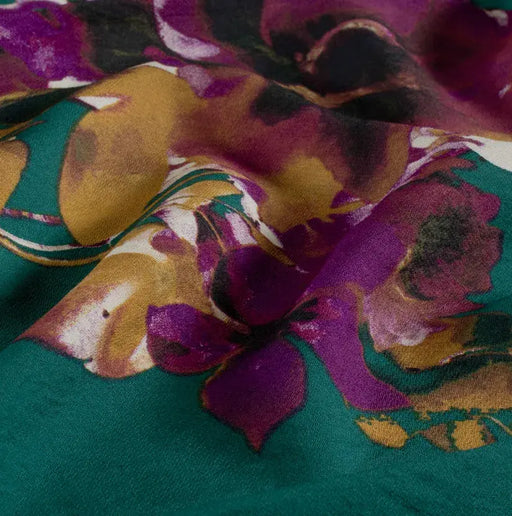 blumen-petrol-nylon-viskose-stoff-stoffpilz