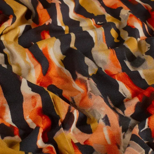 ziegel-orange-abstrakt-viskose-jersey-stoff-stoffpilz