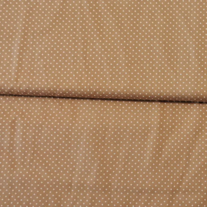 stoff-stoffpilz-baumwollstoff-popeline-beige-punkte