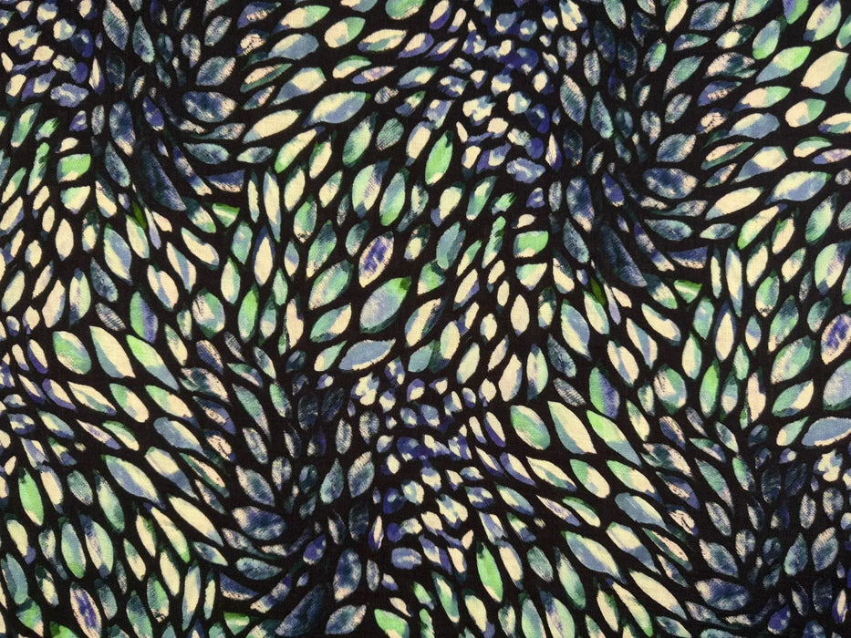 abstrakt-blume-blueten-schwarz-blau-creme-viscose-stoff-stoffpilz-hilco-ecovero-gruen