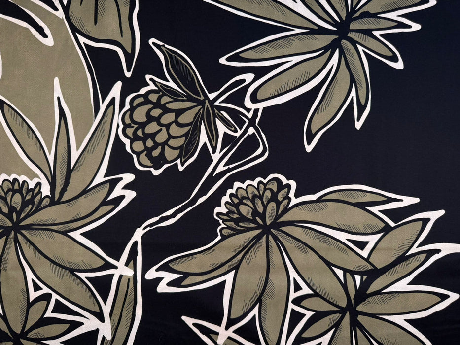 hilco-baumwolle-gruen-schwarz-doppelseitig-abstrakt-blumen-blaetter-stoff-stoffpilz-blume