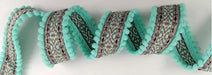 jacquardborte-webband-pompon-38mm-mint-accessoires-stoffe-stoffpilz